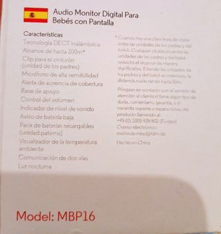 Monitor/Vigilabebes audio Motorola