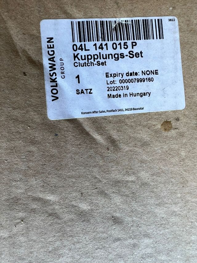 kit embrague Volkswagen