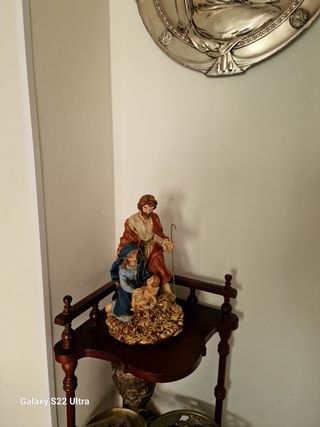 S FAMILIA PINTADA A MANO,PASTA DE MADERA