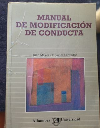 MANUAL DE MODIFICACIÓN DE CONDUCTA