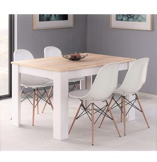 Mesa con sillas nordicas en oferta