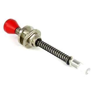 Tirador Pinball Shooter Cromado Rojo Palanca