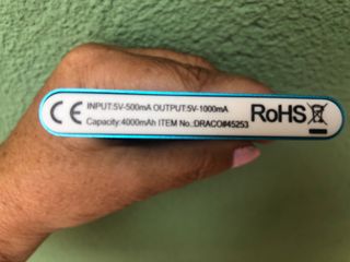 BATERIA EXTERNA MOVIL 4000mAh. 8