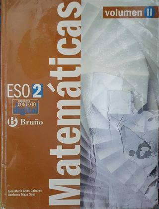 Libros Matemáticas 2 ESO