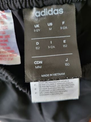 Pantalón deporte niño adidas