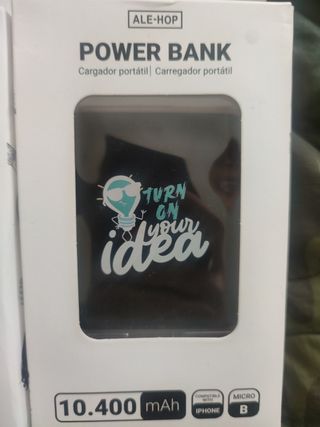 Batería externa cargador portátil 10400 mah NUEVA