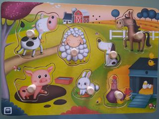 Puzzle madera animales con sonido