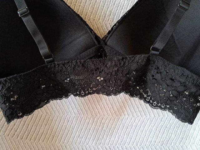 Sujetador de Encaje Negros 