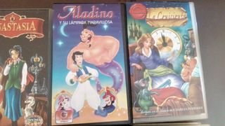 Lote de 8 cintas de VHS cuentos infantiles