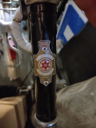 Cuadro bicicleta antigua