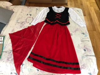 Disfraz pastora/montañesa talla S