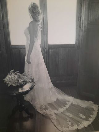 Vestido de novia romántico