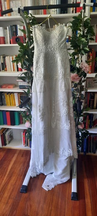 Vestido de novia romántico