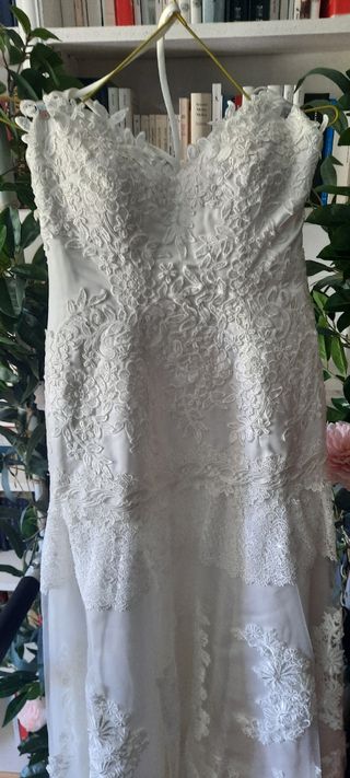 Vestido de novia romántico