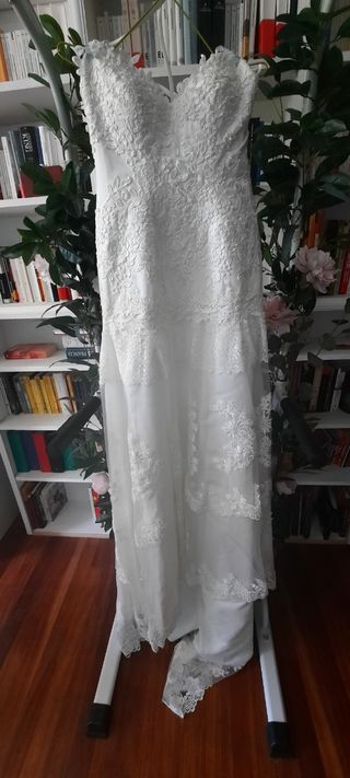 Vestido de novia romántico