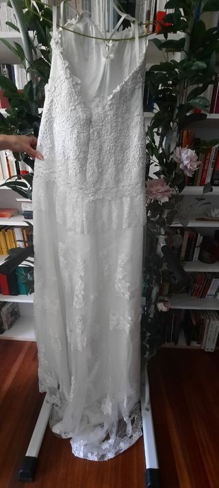 Vestido de novia romántico