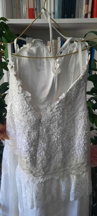 Vestido de novia romántico