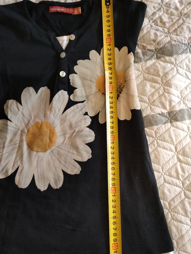 Camiseta desigual niña