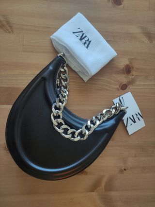 BOLSO MEDIA LUNA ZARA NUEVO