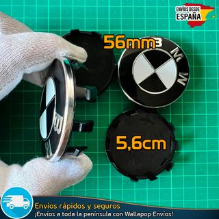 X4 Tapacubos BMW 56mm Emblemas Tapas de Llantas