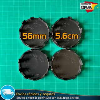 X4 Tapacubos BMW 56mm Emblemas Tapas de Llantas