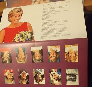 BROCHURE PIU' FRANCOBOLLI LADY DIANA