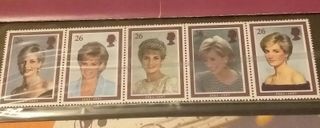 BROCHURE PIU' FRANCOBOLLI LADY DIANA