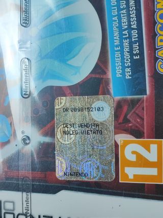 Ghost trick precintado DS pal italiano