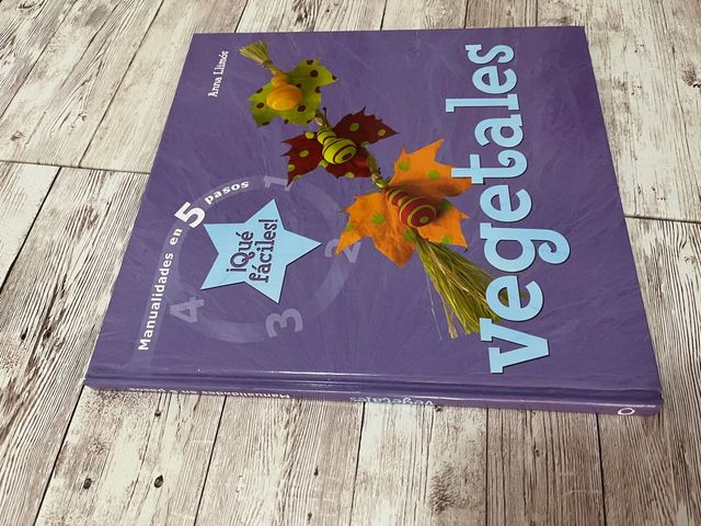 Libro "Manualidades en 5 pasos: vegetales"