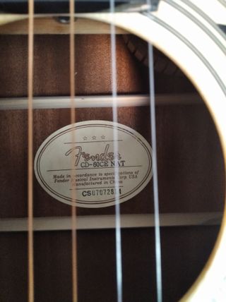 Guitarra electro acústica Fender CD-60 nat