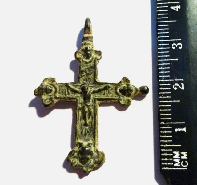 CRUZ MEDIEVAL SIGLO XVII