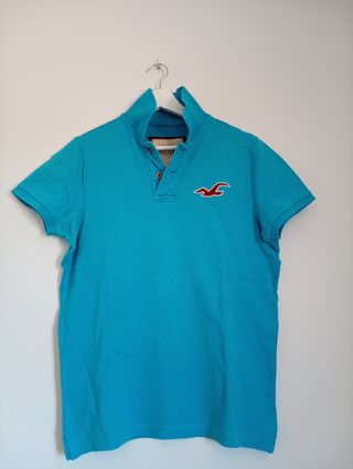 💙Polo de manga corta, de Hollister