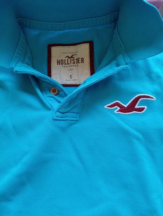 💙Polo de manga corta, de Hollister