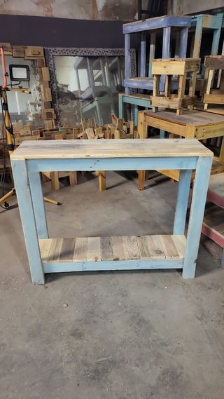 CONSOLAS RECIBIDOR DE COLORES ESTILO RUSTICO