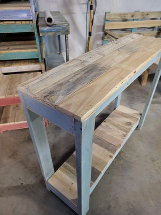 CONSOLAS RECIBIDOR DE COLORES ESTILO RUSTICO