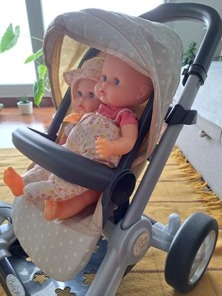 Sillita de paseo con hermanitos bebés incluidos