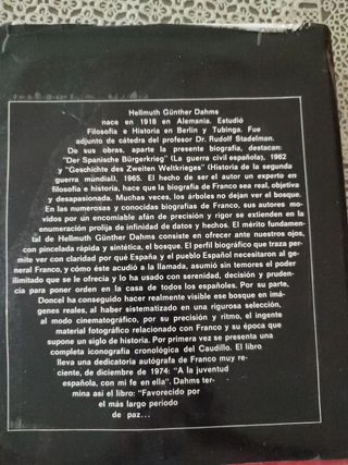 Antiguo Libro Franco 1a Edición mayo 1975