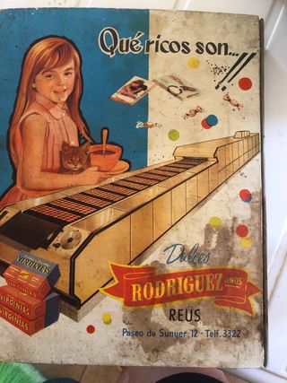 Álbum de cromos antiguo de La Biblia