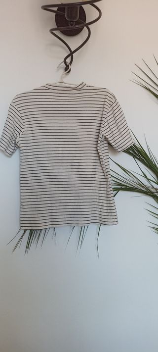 Camiseta de rayas Zara 