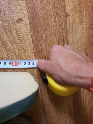 Antigua estantería rústica de cocina. Restaurada