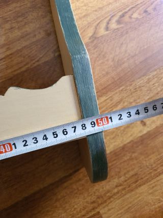 Antigua estantería rústica de cocina. Restaurada