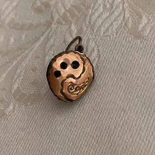Pendiente de oro antigüedad siglo XIX