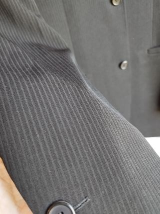 Traje negro de hombre talla M/ 48