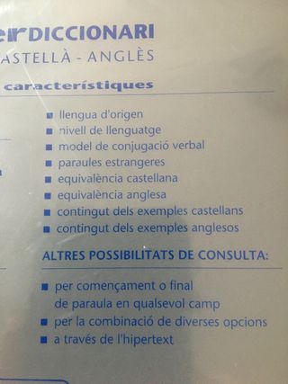 CD Hiperdiccionari català-castellano-anglès