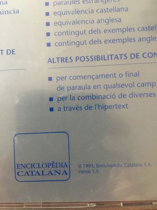 CD Hiperdiccionari català-castellano-anglès