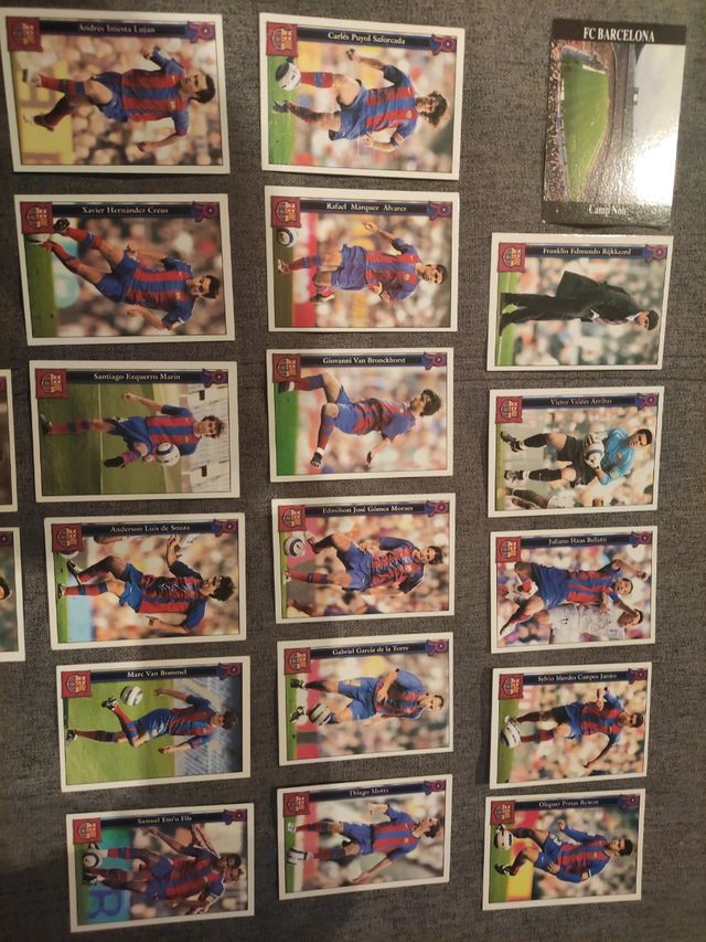 Cromos de fútbol Temp 01-02 03-04 05-06 Mundicromo