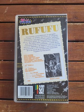 Película "Rufufú" en VHS