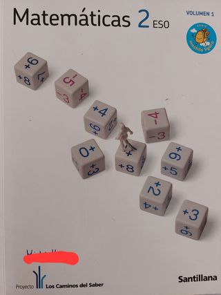 Matemáticas 2 ESO Volumen 1, 2 y 3 SANTILLANA