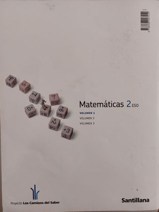 Matemáticas 2 ESO Volumen 1, 2 y 3 SANTILLANA