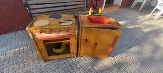 Cocinita madera